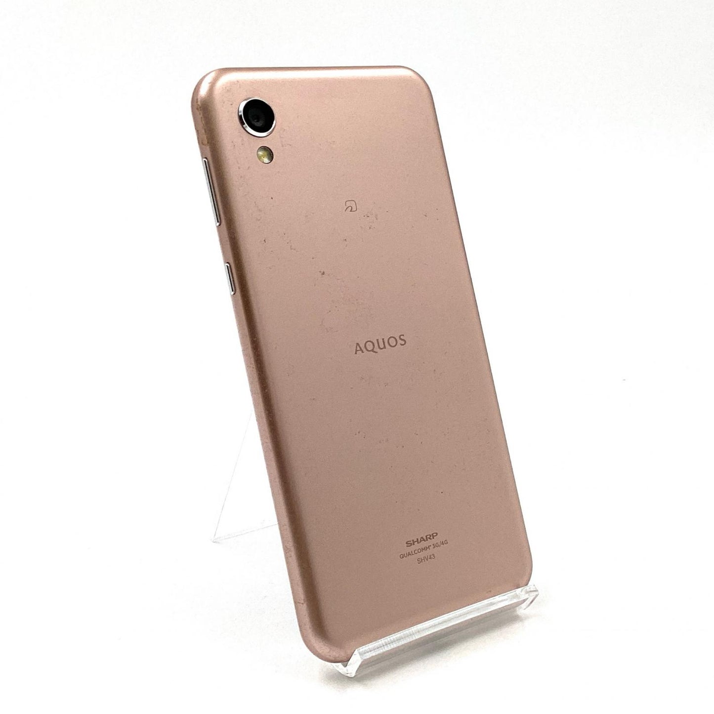 【全額返金保証】【最速発送】SHARP AQUOS sense2 32GB ピンクゴールド au SIMフリー SHV43 白ロム 動作確認済