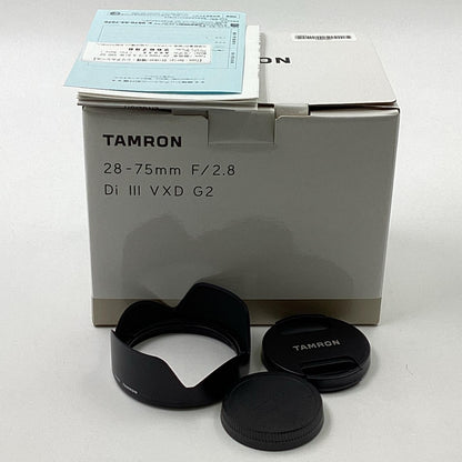 【全額返金保証】【最速発送】TAMRON 28-75mm F/2.8 Di III VXD G2 (Model A063) 美品 動作確認済