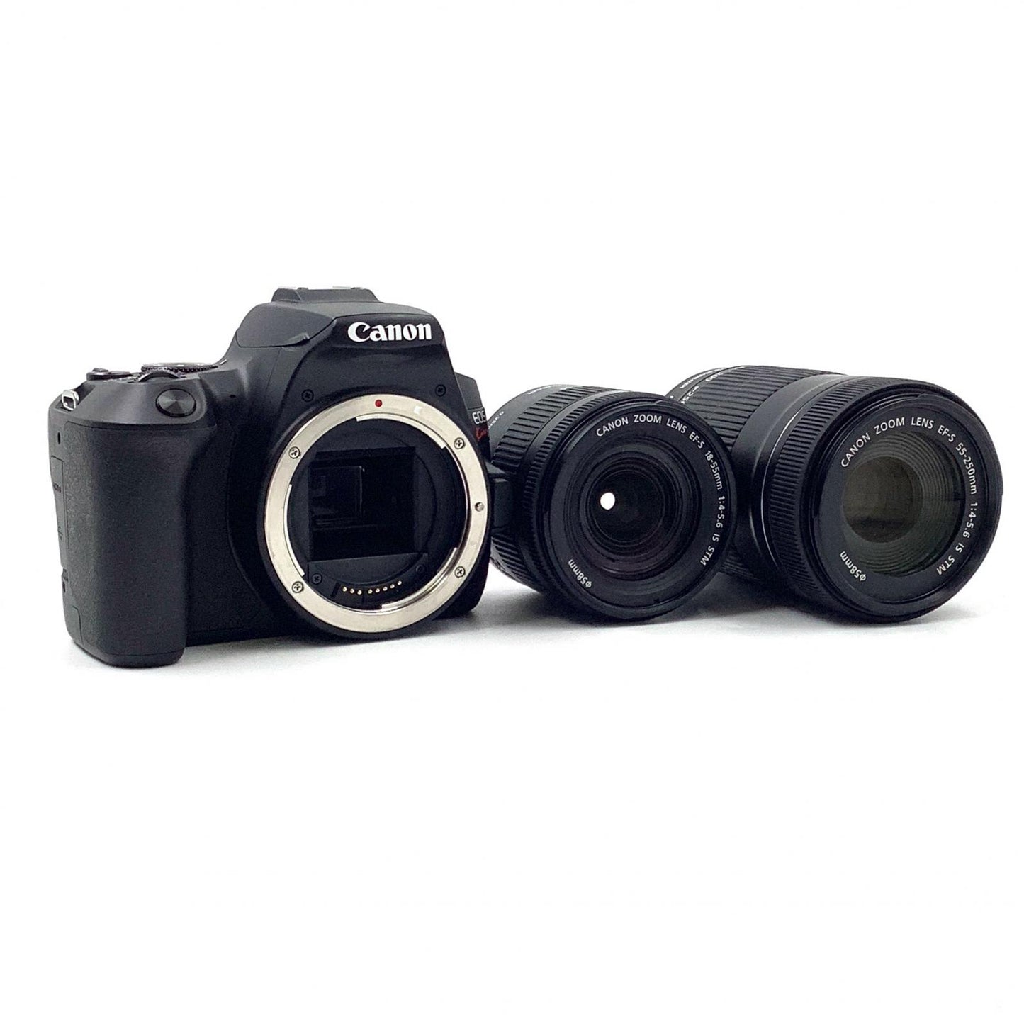 【全額返金保証】【最速発送】Canon デジタル一眼 EOS Kiss X10 ダブルズームキット ブラック 美品 動作確認済