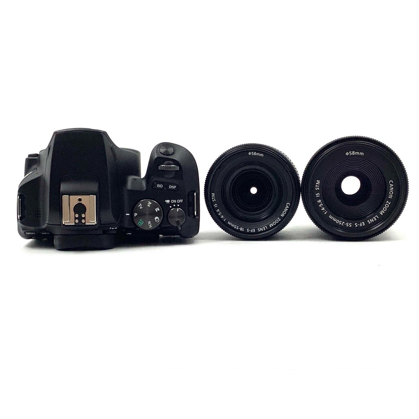 【全額返金保証】【最速発送】Canon デジタル一眼 EOS Kiss X10 ダブルズームキット ブラック 美品 動作確認済
