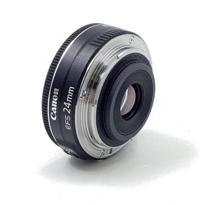 【全額返金保証】【最速発送】Canon EF-S24mm F2.8 STM 美品 動作確認済