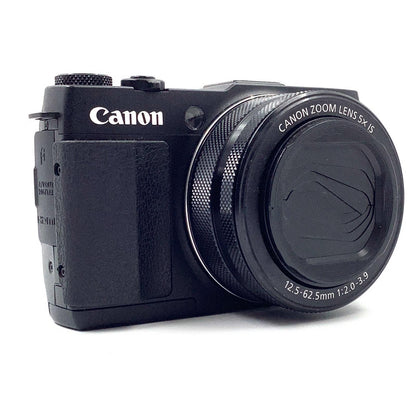 【全額返金保証】【最速発送】Canon コンパクトデジタルカメラ PowerShot G1 X Mark II [ブラック] 動作確認済