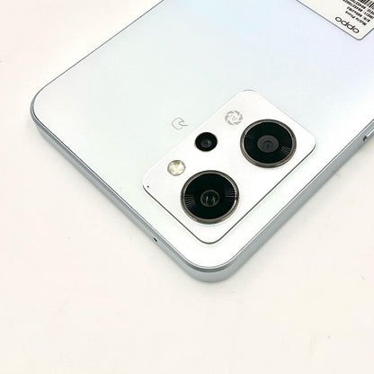 【全額返金保証】【最速発送】OPPO Reno 7A 128GB ドリームブルー SIMフリー CPH2353 白ロム 美品 動作確認済