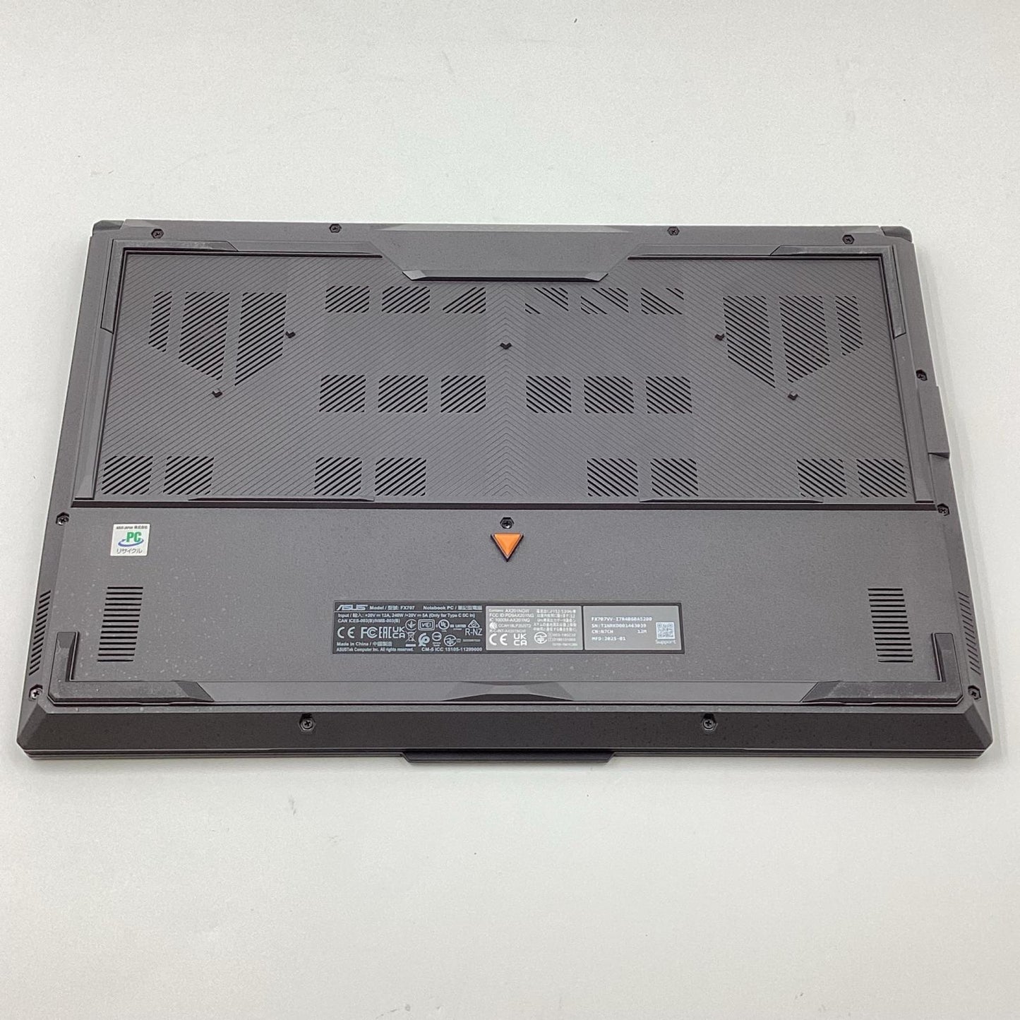 【全額返金保証】【最速発送】ASUS TUF GAMING FX707W-I7R4060A5200 Intel Core i7-13620H 16GB SSD 1TB NVIDIA GeForce RTX 4060 Laptop GPU 96.7% 超美品 動作確認済