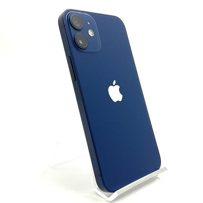【全額返金保証】【最速発送】Apple iPhone iPhone 12 mini 64GB ブルー SIMフリー 白ロム 動作確認済 80%