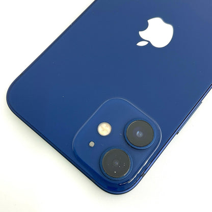 【全額返金保証】【最速発送】Apple iPhone iPhone 12 mini 64GB ブルー SIMフリー 白ロム 動作確認済 80%