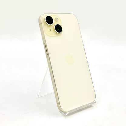 【全額返金保証】【最速発送】Apple iPhone iPhone 15 128GB イエロー SIMフリー 動作確認済 85%