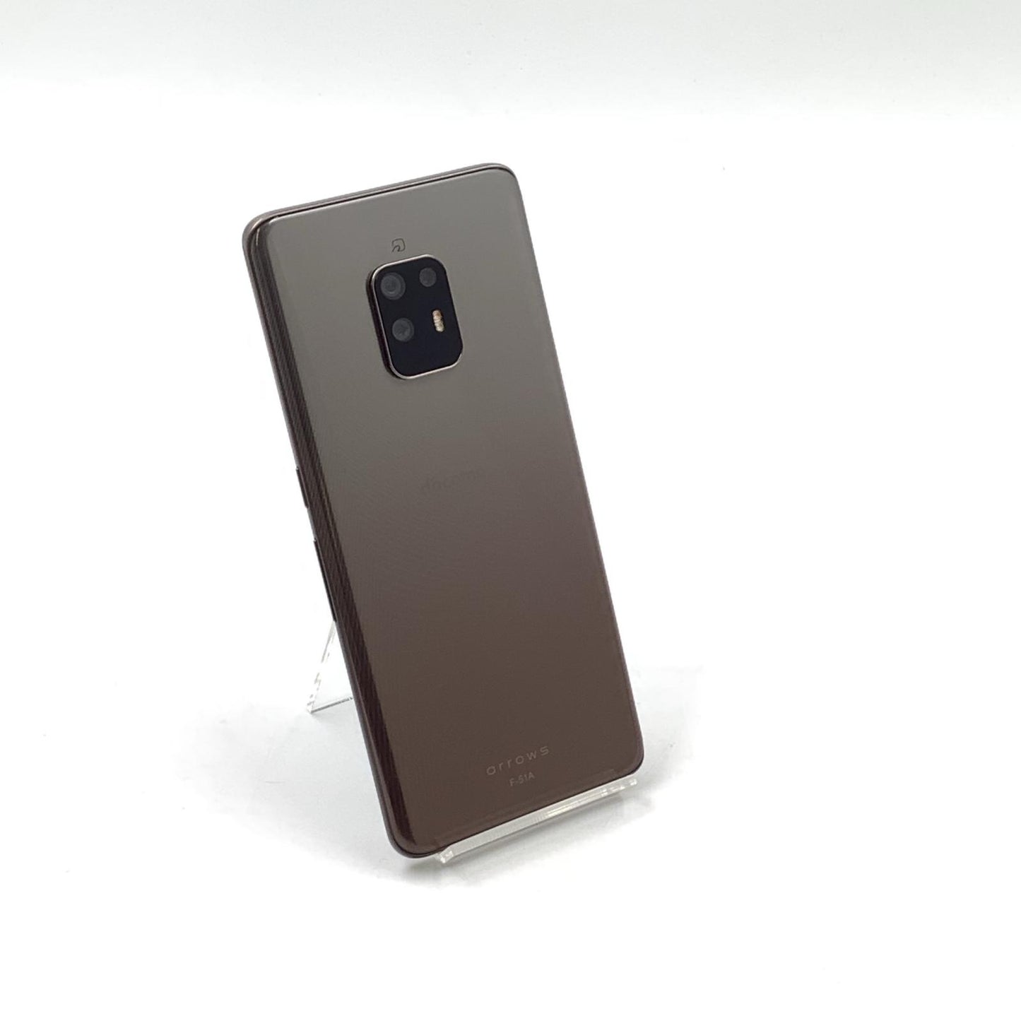 【全額返金保証】【最速発送】富士通 arrows 5G 128GB チタニウムシルバー docomo F-51A 白ロム 動作確認済
