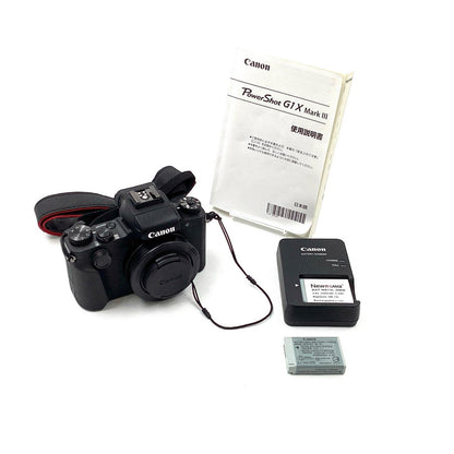 【全額返金保証】【最速発送】Canon コンパクトデジタルカメラ PowerShot G1 X Mark III 美品 動作確認済
