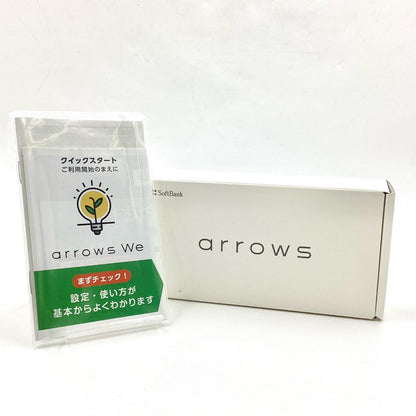 【全額返金保証】【最速発送】富士通 arrows WE 64GB ブラック SIMフリー FMSAJ2 白ロム 新品未開封 即納OK