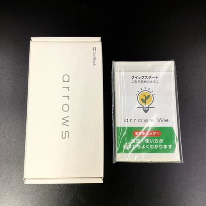 【全額返金保証】【最速発送】富士通 arrows WE 64GB ホワイト Softbank FMSAJ3 新品未開封 即納OK