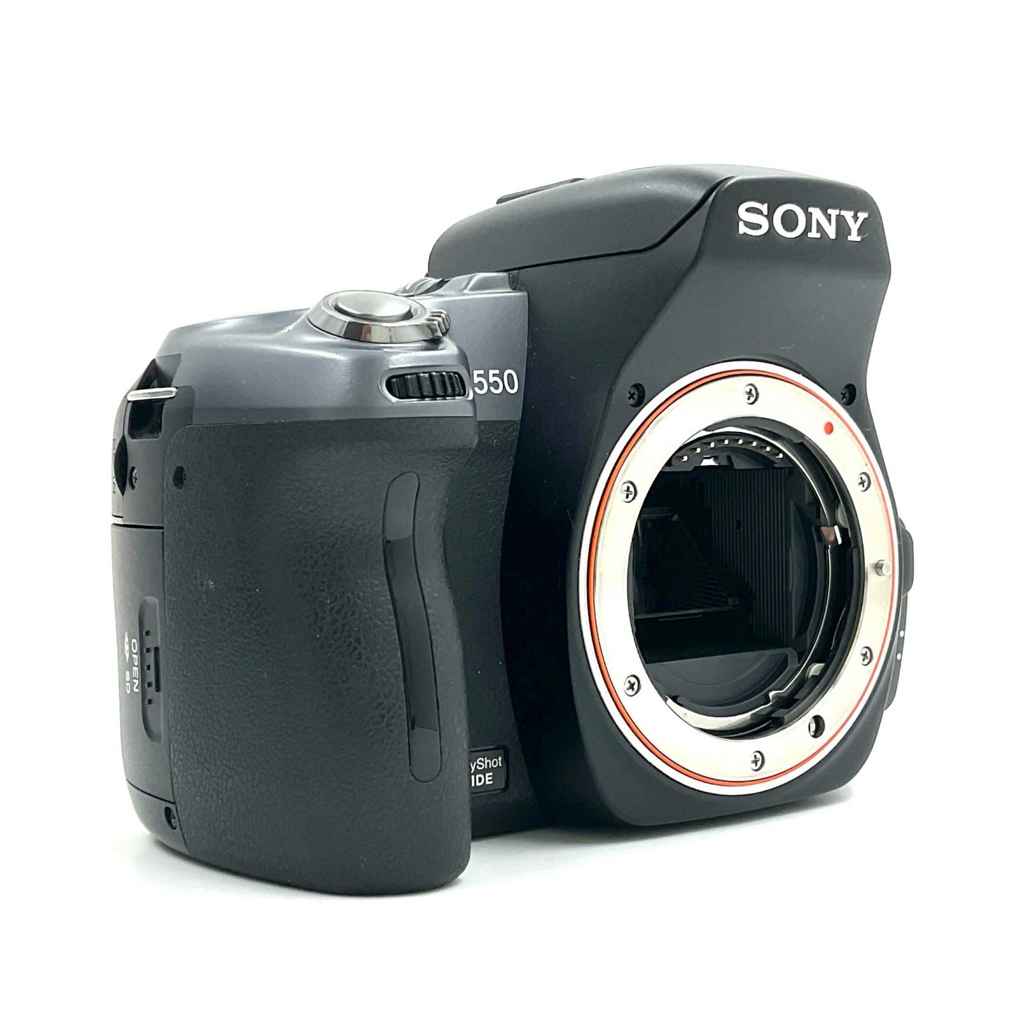 【全額返金保証】【最速発送】Sony デジタル一眼 α550 DSLR-A550 ボディ ブラック 動作確認済