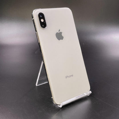 【全額返金保証】【最速発送】Apple iPhone iPhone XS 64GB シルバー docomo 白ロム 動作確認済 80%