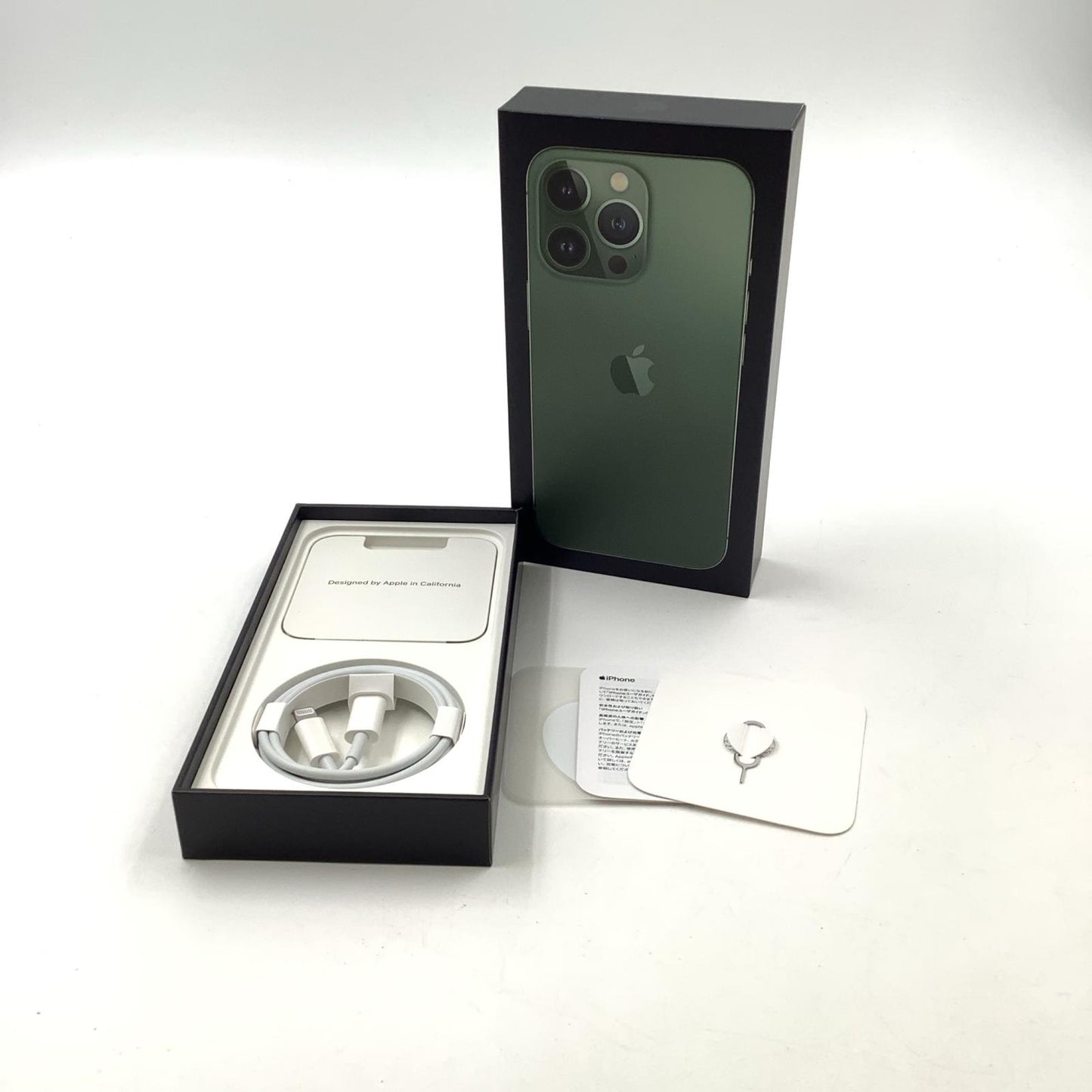 【全額返金保証】【最速発送】Apple iPhone iPhone 13 Pro 256GB アルパイングリーン Softbank 動作確認済 83%