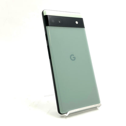 【全額返金保証】【最速発送】Google Pixel 6a 128GB Sage SIMフリー GB17L 白ロム 動作確認済