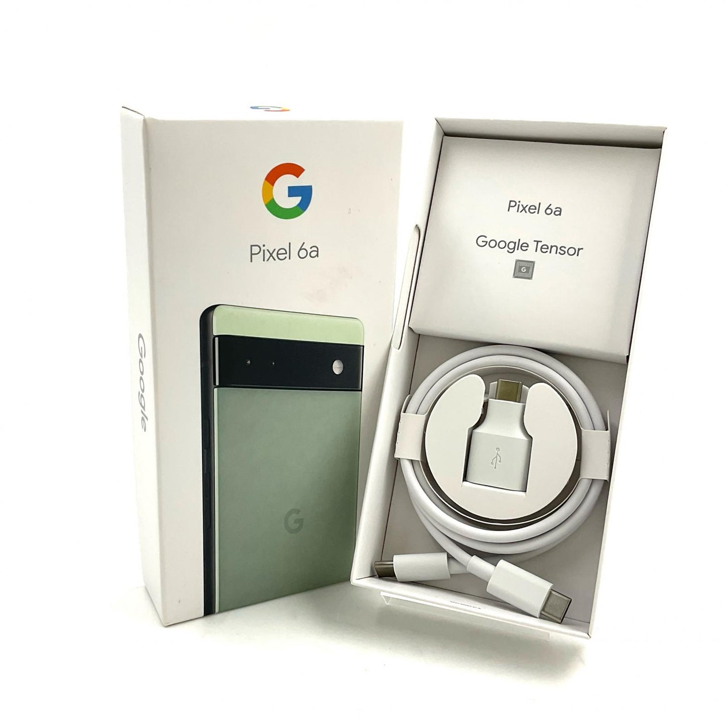 【全額返金保証】【最速発送】Google Pixel 6a 128GB Sage SIMフリー GB17L 白ロム 動作確認済