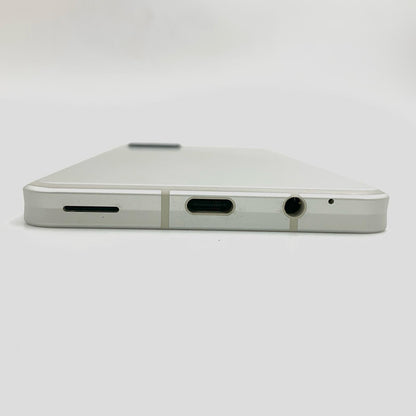 【全額返金保証】【最速発送】SHARP AQUOS sense6 128GB シルバー SIMフリー SH-M19 白ロム 動作確認済