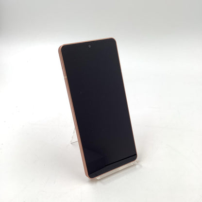 【全額返金保証】【最速発送】SHARP AQUOS sense6 128GB ライトカッパー SIMフリー SH-M19 白ロム 動作確認済