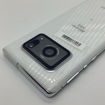【全額返金保証】【最速発送】SHARP AQUOS R6 128GB ホワイト docomo SIMフリー SH-51B 白ロム 超美品 動作確認済