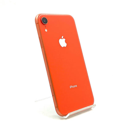 【全額返金保証】【最速発送】Apple iPhone iPhone XR 64GB コーラル au SIMフリー 白ロム 動作確認済 79%