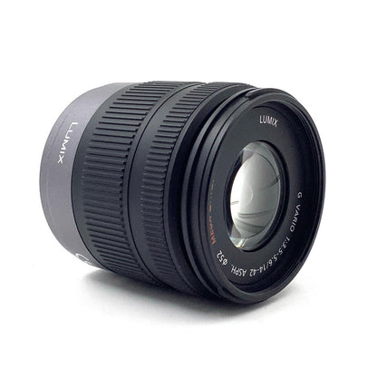 【全額返金保証】【最速発送】Panasonic LUMIX G VARIO 14-42mm/F3.5-5.6 ASPH./MEGA O.I.S. H-FS014042 美品 動作確認済
