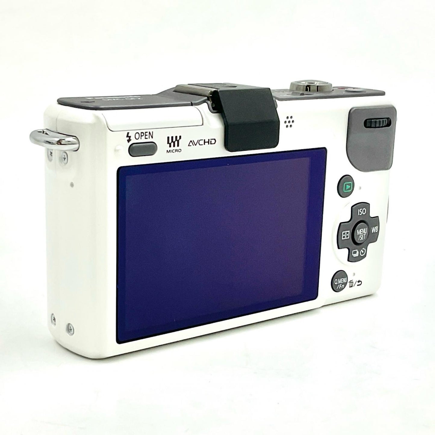 【全額返金保証】【最速発送】Panasonic デジタル一眼 LUMIX DMC-GF2 ボディ ホワイト 美品 動作確認済
