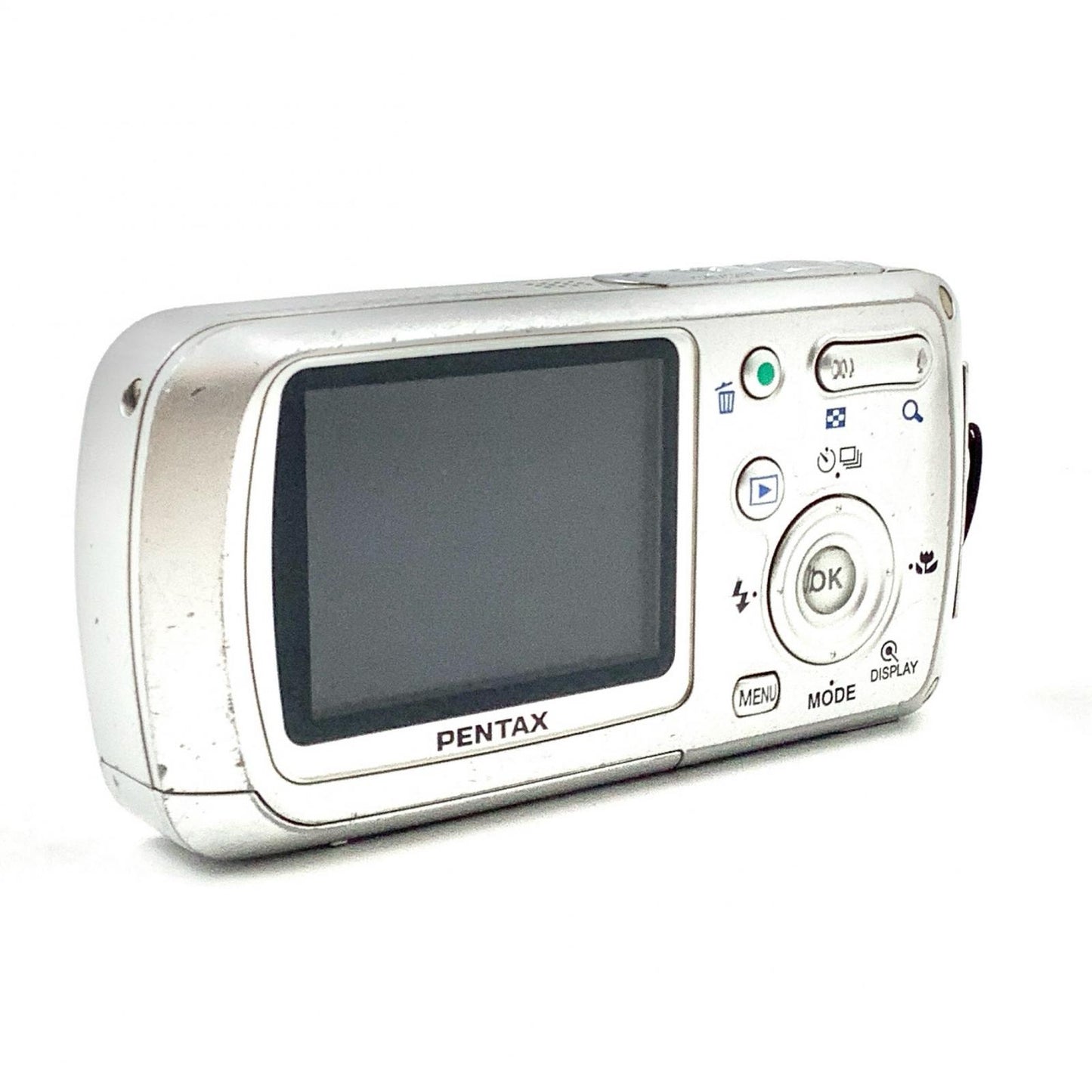 【最速発送】PENTAX コンパクトデジタルカメラ Optio WP　ブラック【難有】