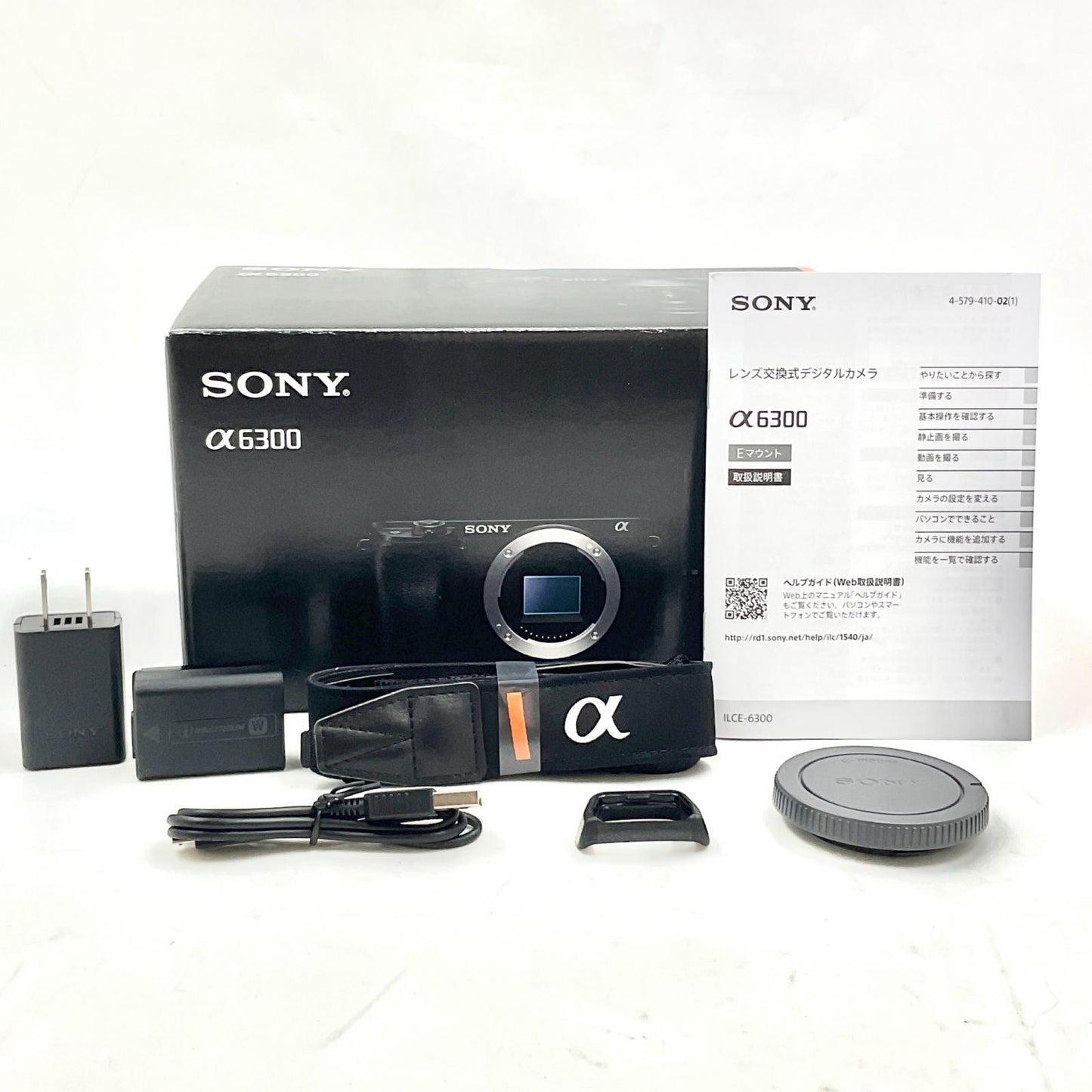 【全額返金保証】【最速発送】Sony デジタル一眼 α6300 ILCE-6300 ボディ ブラック 動作確認済