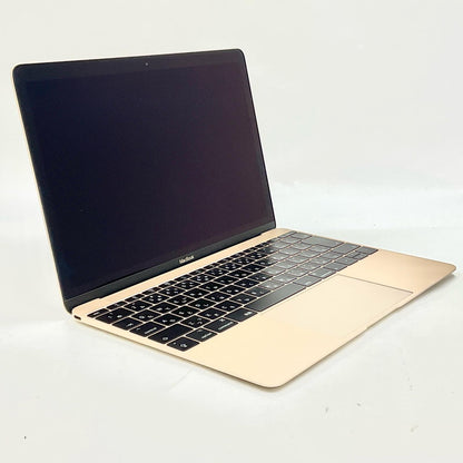【全額返金保証】【最速発送】Apple MacBook 12インチ 2017 1.2GHz Intel Core m3 8GB SSD 256GB ゴールド 91.3% 動作確認済