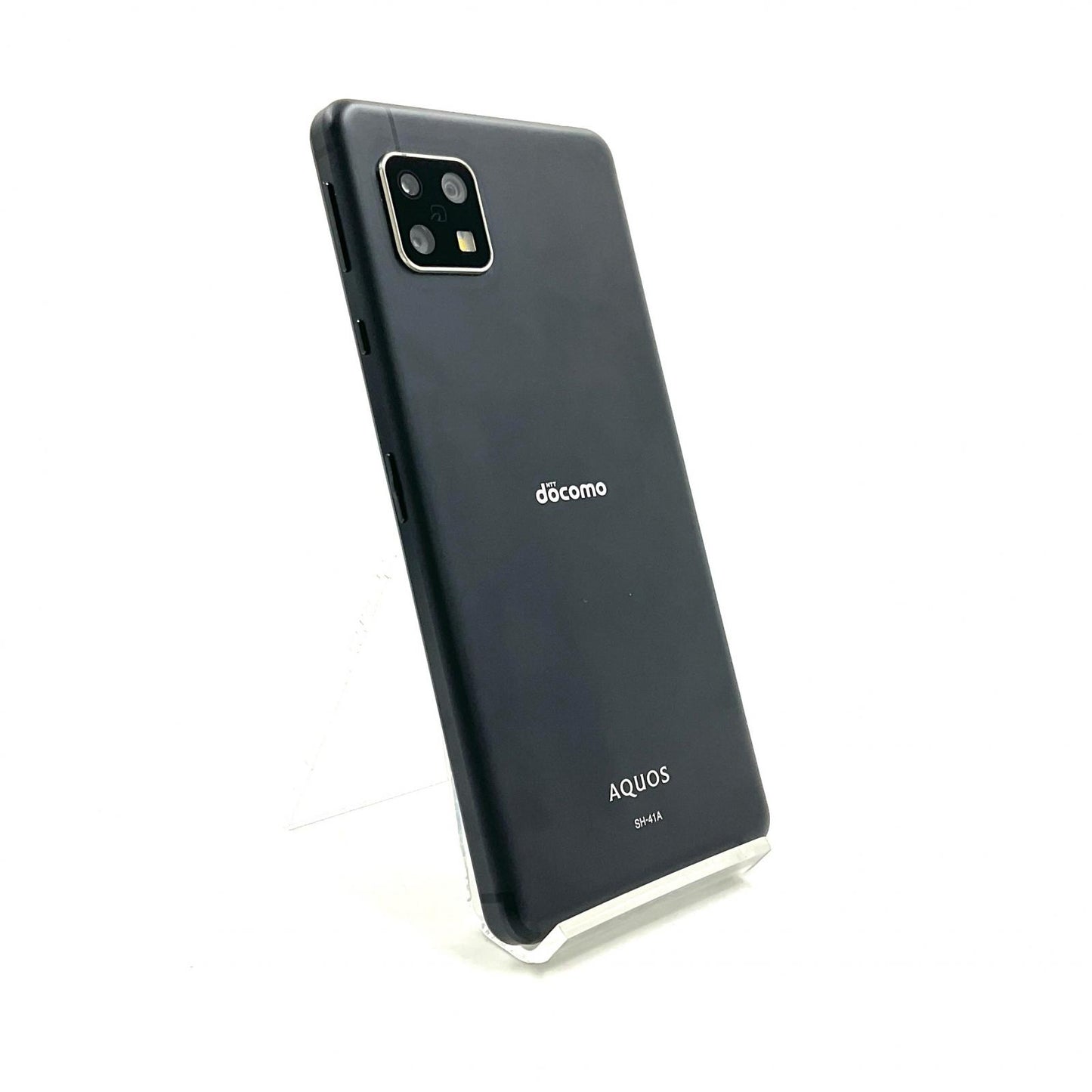 【全額返金保証】【最速発送】SHARP AQUOS sense4 64GB ブラック docomo SH-41A 白ロム 動作確認済