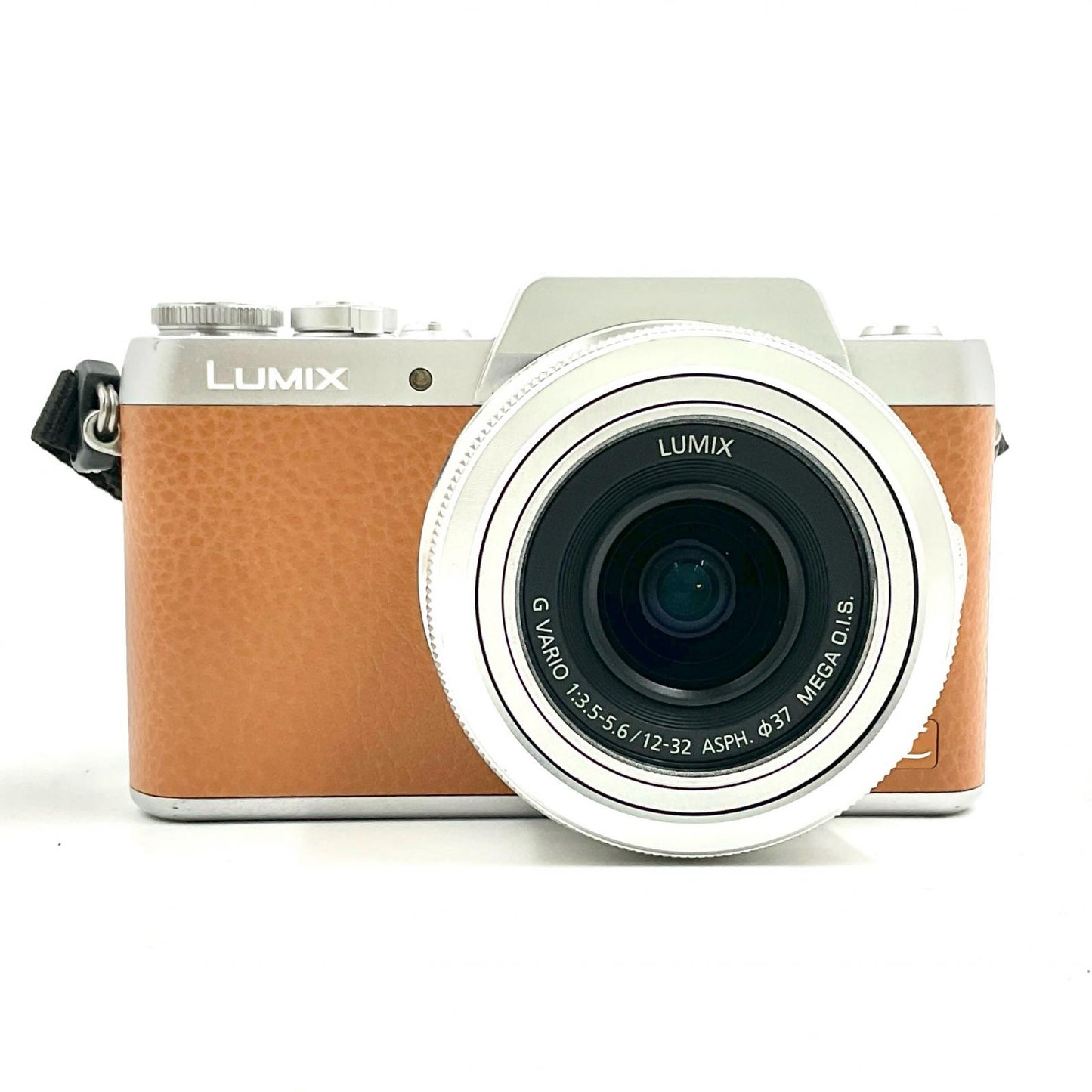 【全額返金保証】【最速発送】Panasonic デジタル一眼 LUMIX DMC-GF7W ダブルズームレンズキット ブラウン 動作確認済
