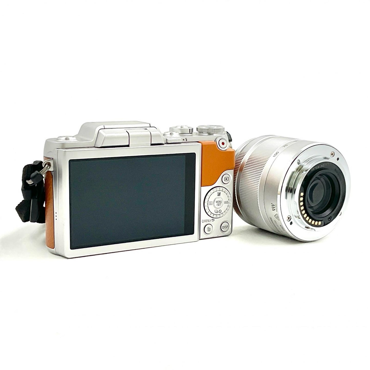 【全額返金保証】【最速発送】Panasonic デジタル一眼 LUMIX DMC-GF7W ダブルズームレンズキット ブラウン 動作確認済
