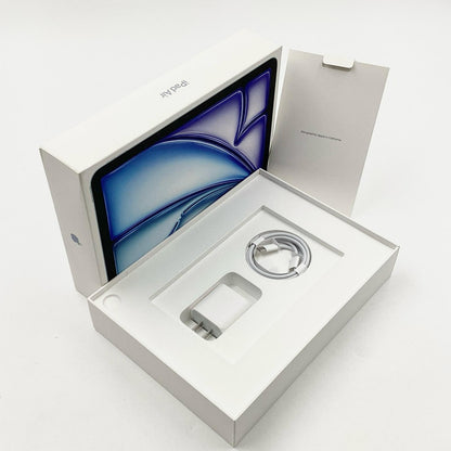 【全額返金保証】【最速発送】Apple iPad Air M2 11インチ 256GB ブルー Wi-Fi 超美品 動作確認済