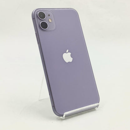 【全額返金保証】【最速発送】Apple iPhone iPhone 11 128GB パープル au 白ロム 動作確認済
