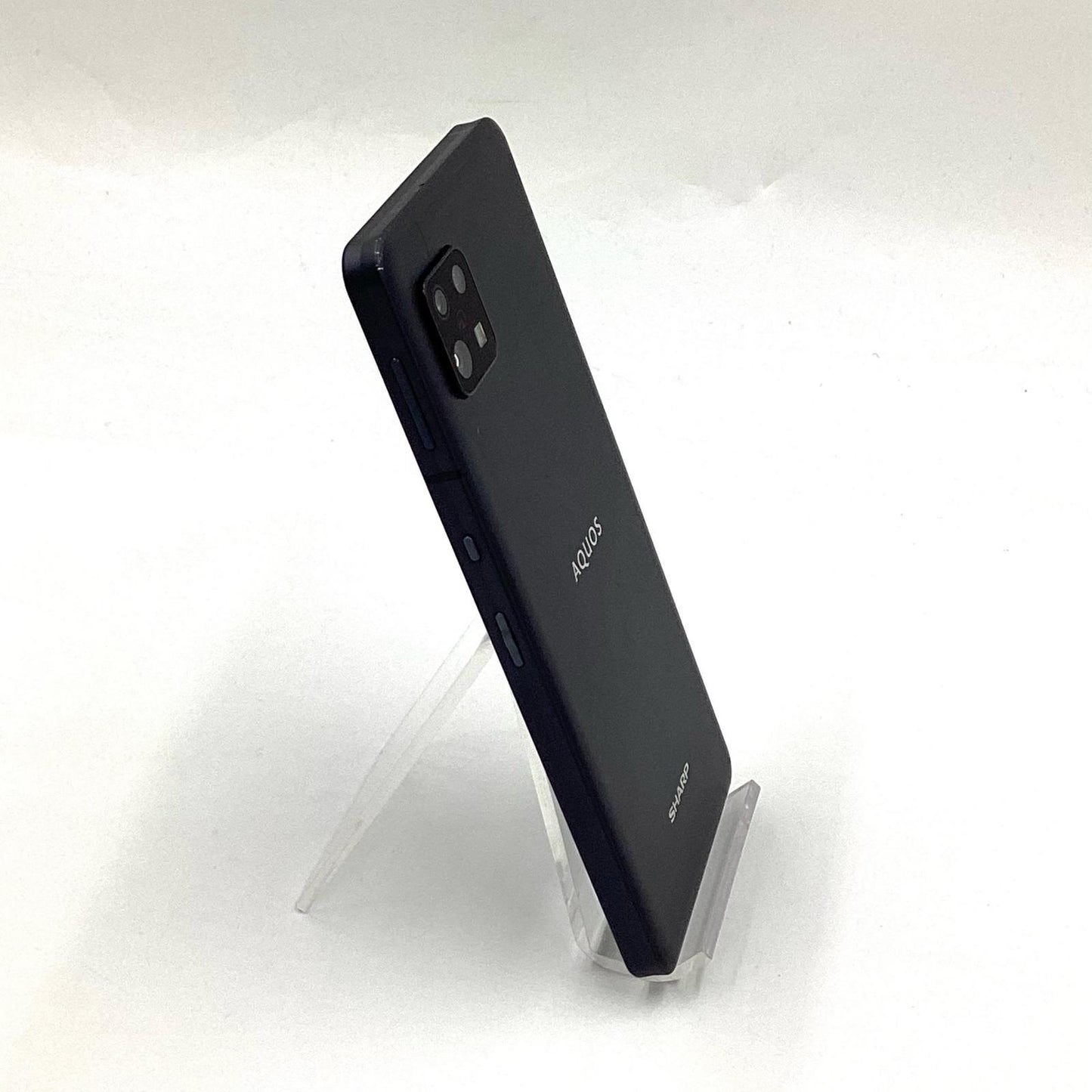 【全額返金保証】【最速発送】SHARP AQUOS sense6 128GB ブラック SIMフリー SH-M19 白ロム 動作確認済