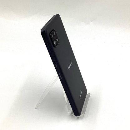 【全額返金保証】【最速発送】SHARP AQUOS sense6 128GB ブラック SIMフリー SH-M19 白ロム 動作確認済