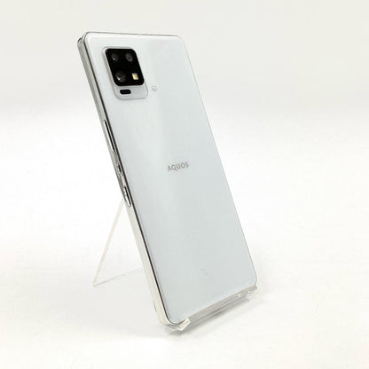 【全額返金保証】【最速発送】SHARP AQUOS zero6 128GB ホワイト Softbank A102SH 白ロム 動作確認済
