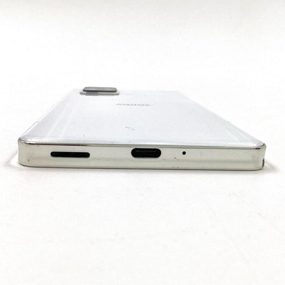 【全額返金保証】【最速発送】SHARP AQUOS zero6 128GB ホワイト Softbank A102SH 白ロム 動作確認済