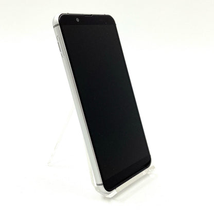 【全額返金保証】【最速発送】SHARP AQUOS sense3 basic 32GB シルバー au SHV48 白ロム 動作確認済