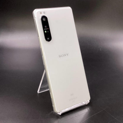 【全額返金保証】【最速発送】Sony Xperia 1 II 128GB ホワイト au SOG01 白ロム 動作確認済