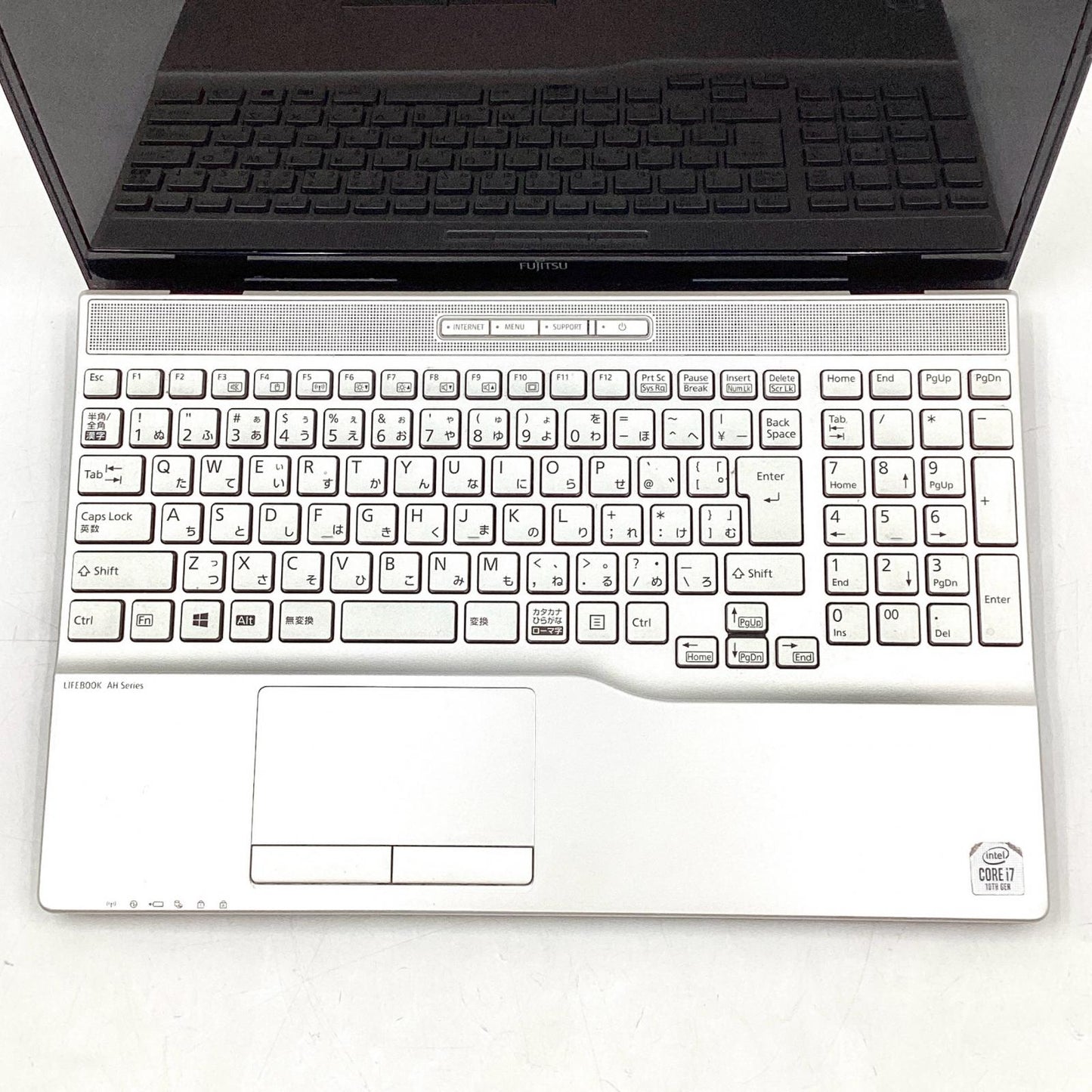 【最速発送】FUJITSU LIFEBOOK AH55/E2 FMVA55E2GC Intel(R) Core(TM) i7-10510U CPU @ 1.80GHz 2.30GHz 8GB M.2 SSD 512GB 43.4%【難有】