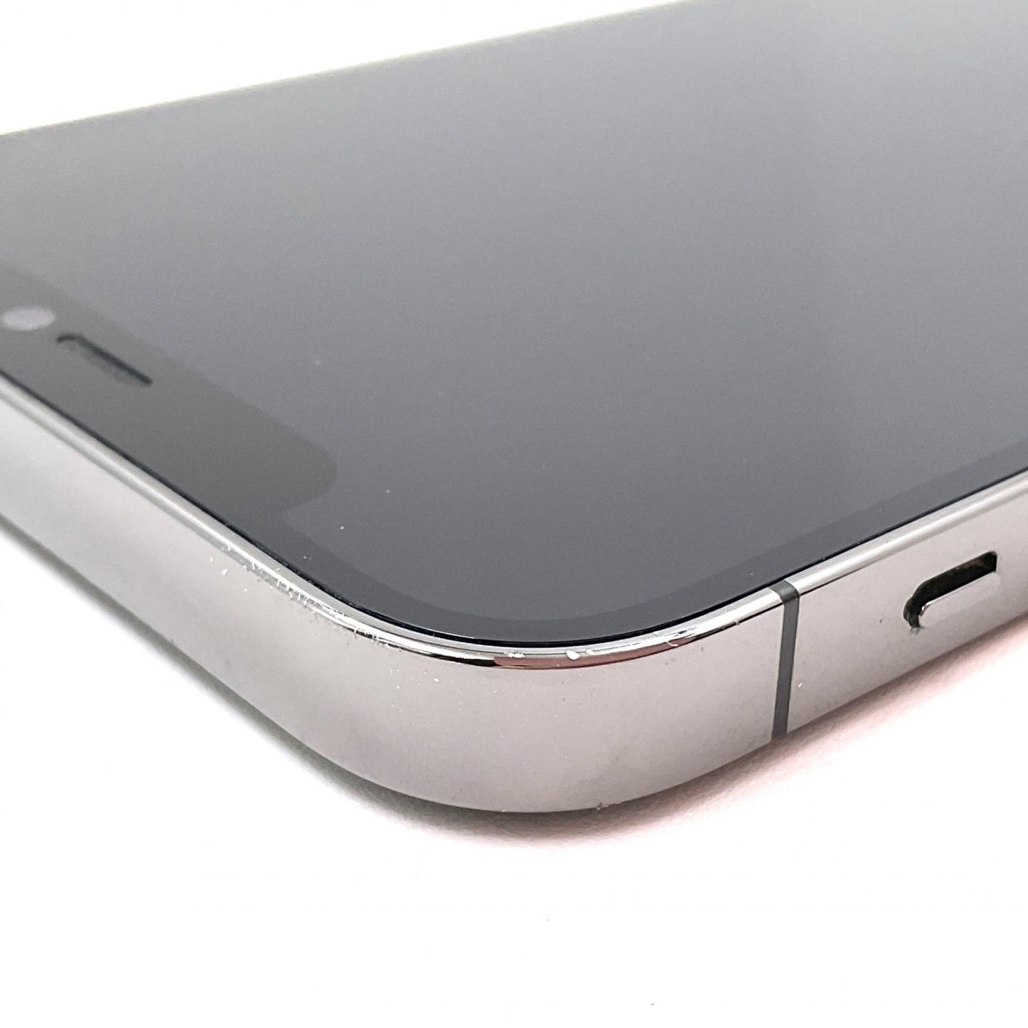 【全額返金保証】【最速発送】Apple iPhone iPhone 12 Pro 128GB グラファイト docomo SIMフリー 白ロム 動作確認済 73%