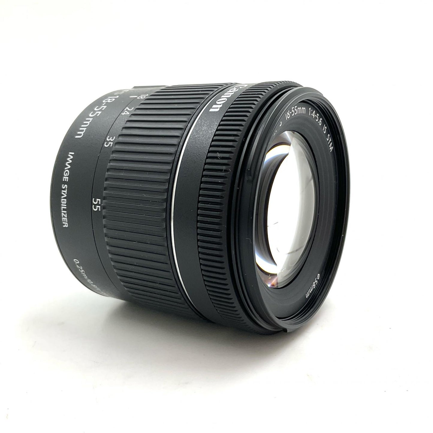 【全額返金保証】【最速発送】Canon EF-S18-55mm F4-5.6 IS STM 美品 動作確認済