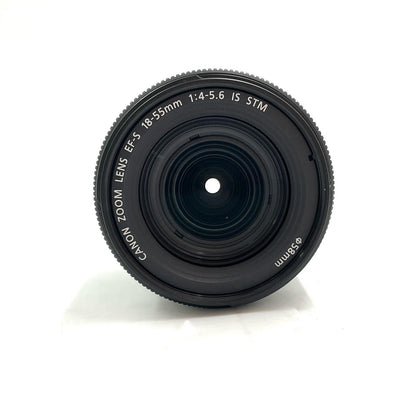 【全額返金保証】【最速発送】Canon EF-S18-55mm F4-5.6 IS STM 美品 動作確認済
