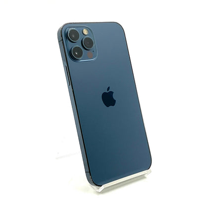【全額返金保証】【最速発送】Apple iPhone iPhone 12 Pro 128GB パシフィックブルー au 白ロム 動作確認済 80%