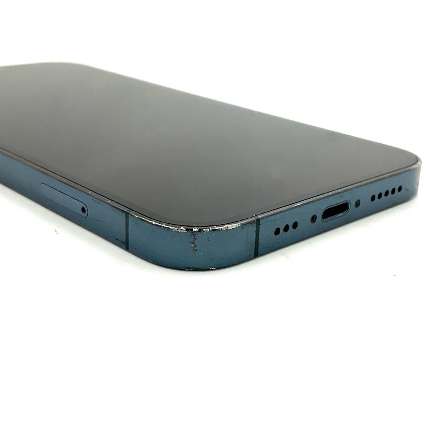 【全額返金保証】【最速発送】Apple iPhone iPhone 12 Pro 128GB パシフィックブルー au 白ロム 動作確認済 80%