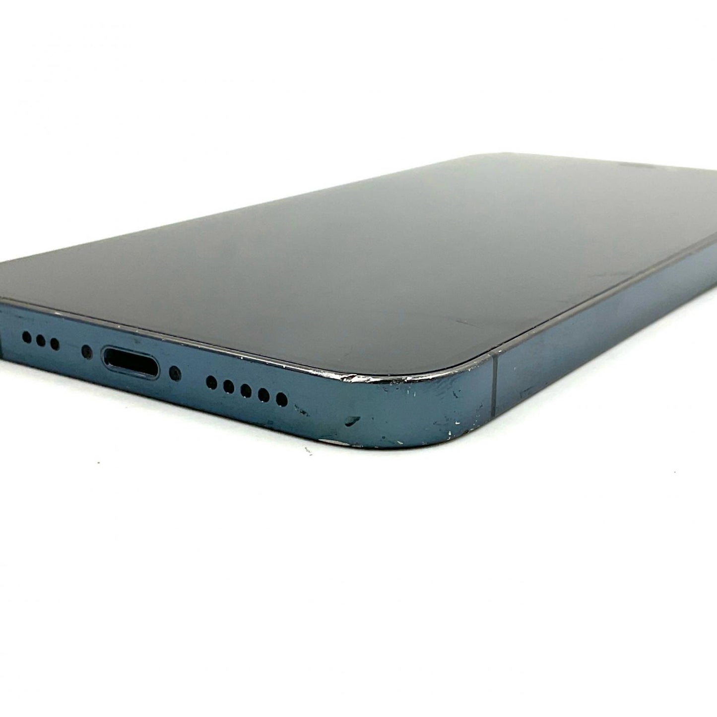 【全額返金保証】【最速発送】Apple iPhone iPhone 12 Pro 128GB パシフィックブルー au 白ロム 動作確認済 80%