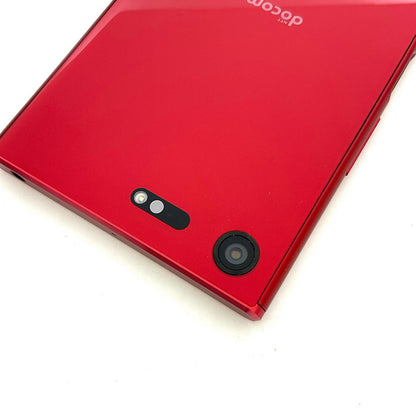 【最速発送】Sony Xperia XZ Premium 64GB Rosso docomo SO-04J 白ロム【難有】