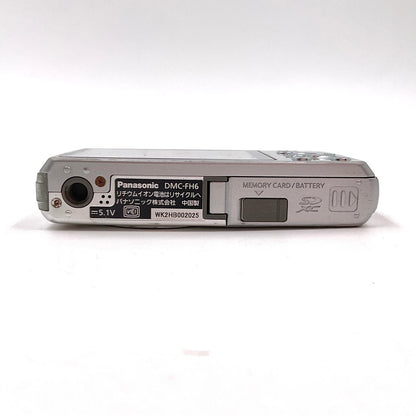【全額返金保証】【最速発送】Panasonic コンパクトデジタルカメラ LUMIX DMC-FH6 動作確認済
