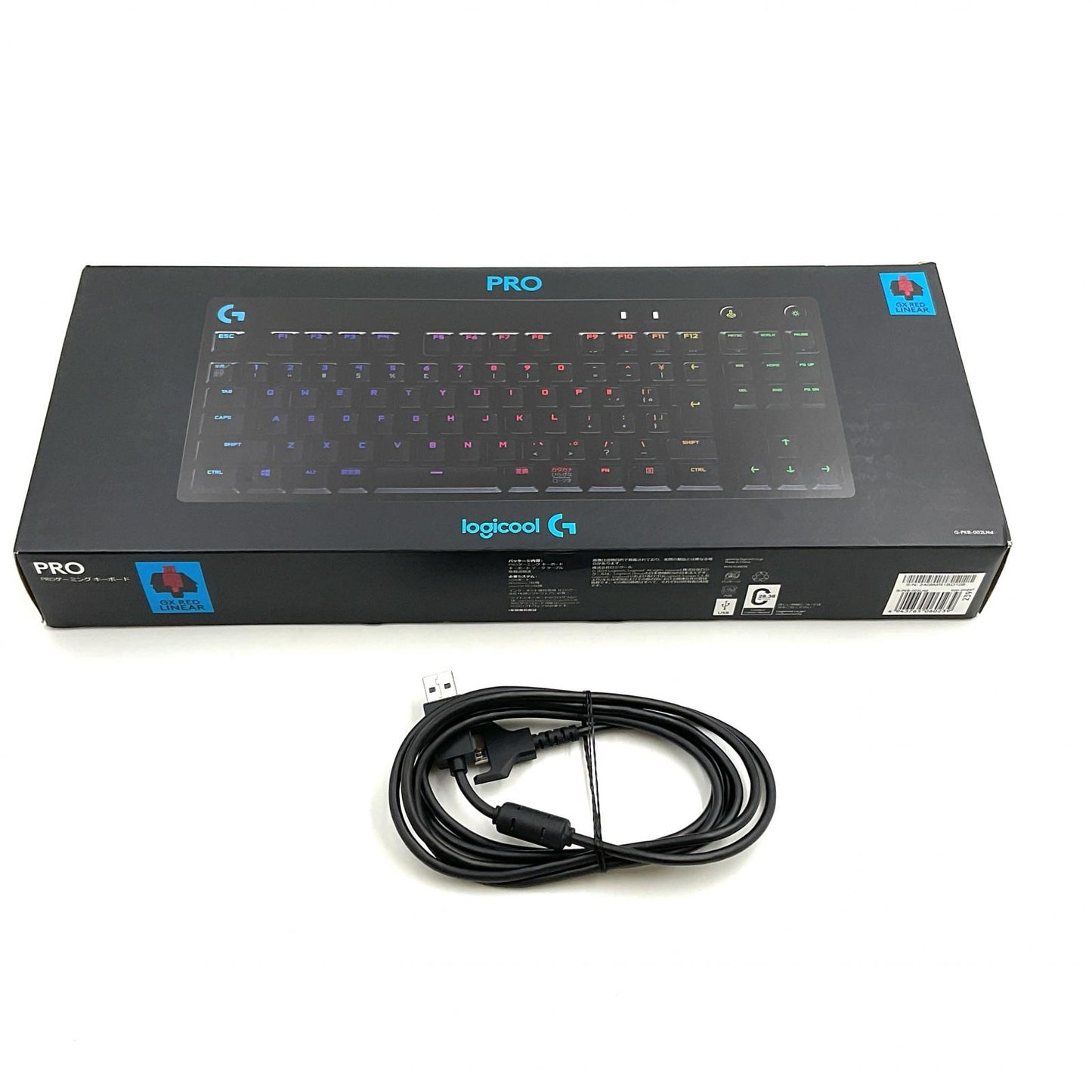 【全額返金保証】【最速発送】Logicool PRO ゲーミングキーボード G-PKB-002LNd 動作確認済